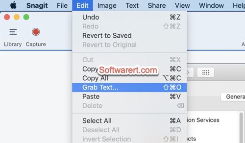 grab part of a screen for screenshot mac